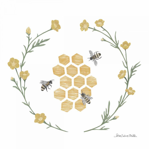 Happy to Bee Home III Poster Print by Sara Zieve Miller - Item # VARPDX33592HR