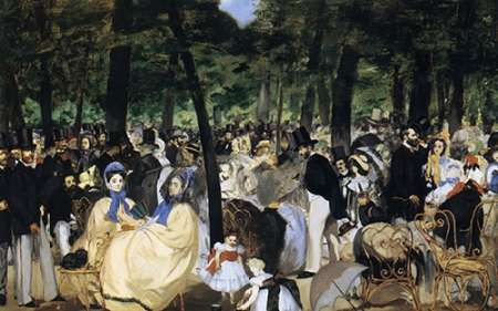 Music in the Tuileries Gardens, 1862 Poster Print by Edouard Manet - Item # VARPDX373513