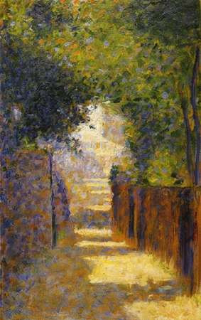Rue Saint-Vincent Montmarte In Spring Poster Print by Georges Seurat - Item # VARPDX374407