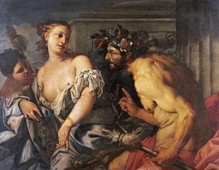 Hercules and Omphale Poster Print by Antonio Zanchi - Item # VARPDX265826