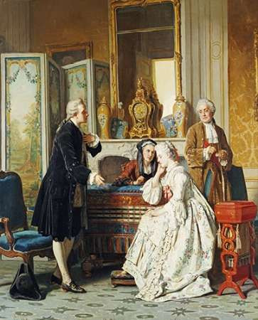 The Suitor Poster Print by Jean Carolus - Item # VARPDX266046
