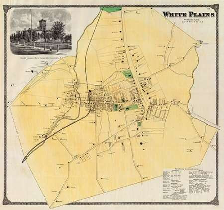 White Plains, New York, 1868 Poster Print by Frederick W. Beers - Item # VARPDX295465