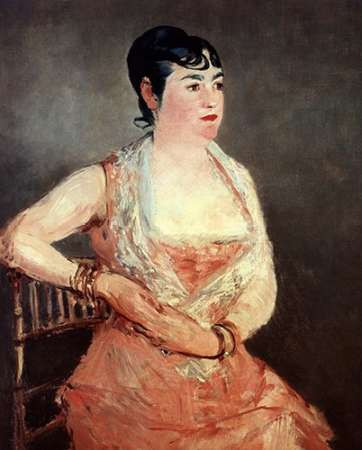 Jeanne Martin Pink Dress Poster Print by Edouard Manet - Item # VARPDX373505