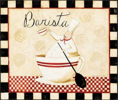 Barista Poster Print by Dan DiPaolo