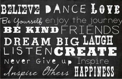 Chalk Inspiration Poster Print by  Candace Allen - Item # VARPDXQCARC021