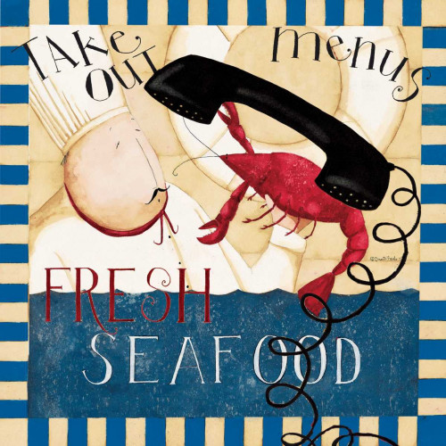 Order Seafood Poster Print by Dan DiPaolo - Item # VARPDXDDPSQ049A