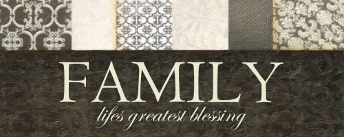 Family Blessing Poster Print by Taylor Greene - Item # VARPDXTGPL136A