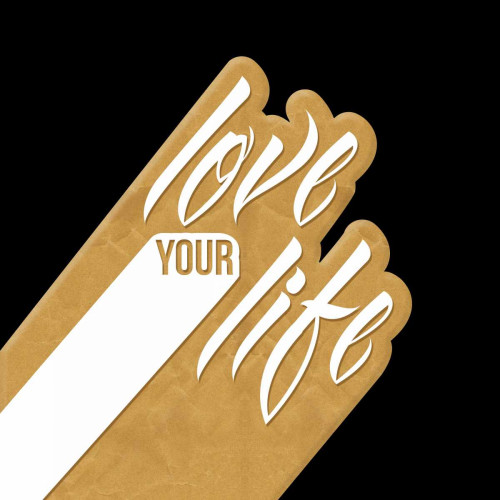 Love Your Life Gold Poster Print by  OnRei - Item # VARPDXONSQ030A