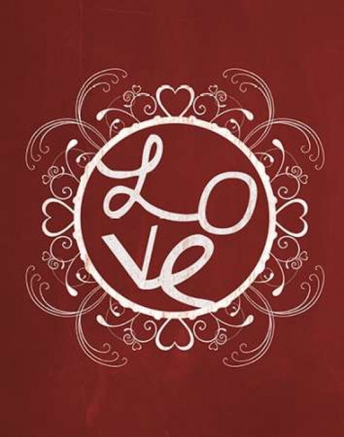 Red Chalk Love Poster Print by Lauren Gibbons - Item # VARPDXGLRC122B