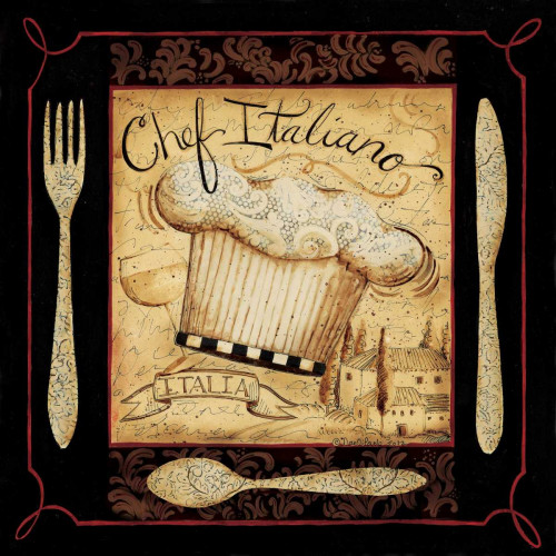 Italian Kitchen Poster Print by Dan DiPaolo - Item # VARPDXDDPXSQ469B2