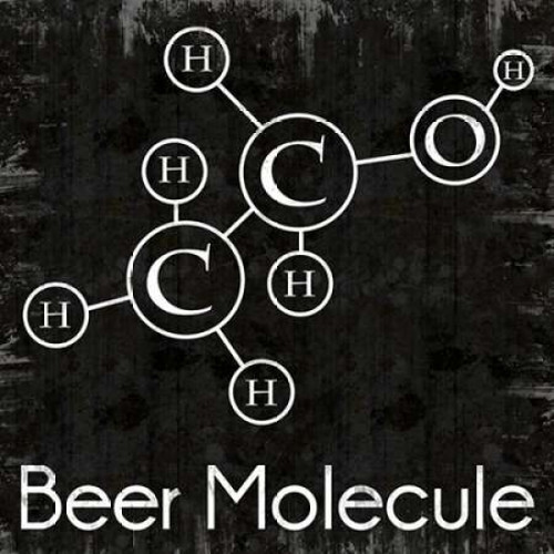 Beer Molecule Poster Print by Lauren Gibbons - Item # VARPDXGLSQ118A