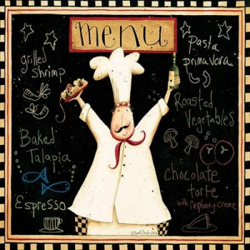 New Menu Poster Print by Dan DiPaolo - Item # VARPDXDDPSQ331