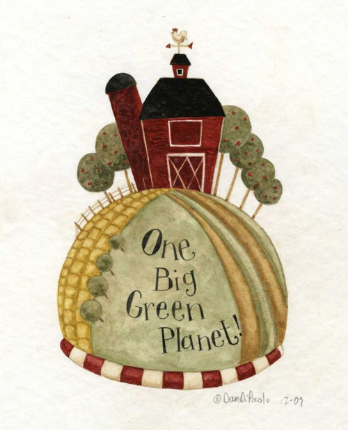 Green Planet Poster Print by Dan DiPaolo - Item # VARPDXDDPRC310