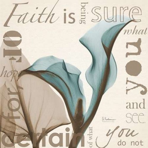 Faith - Blue Calla Lily Poster Print by Albert Koetsier - Item # VARPDXAKXSQ342A