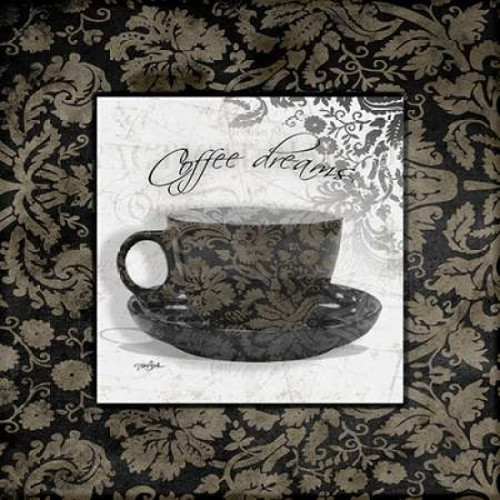 Coffee Damask 1 Poster Print by Diane Stimson - Item # VARPDXDSSQ281A1