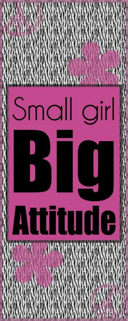 Big Attitude Poster Print by Lauren Gibbons # GLPL013A