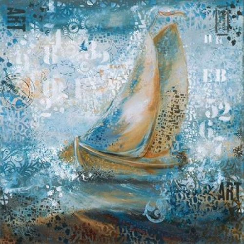 Stormy Seas Poster Print by  May - Item # VARPDXMADSQ203C