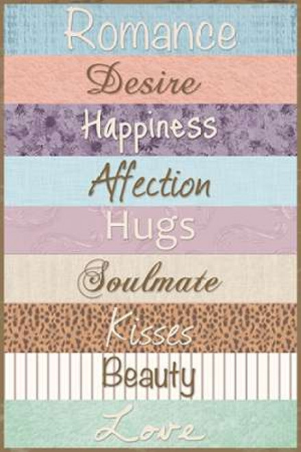 Romance Patterns Poster Print by Lauren Gibbons