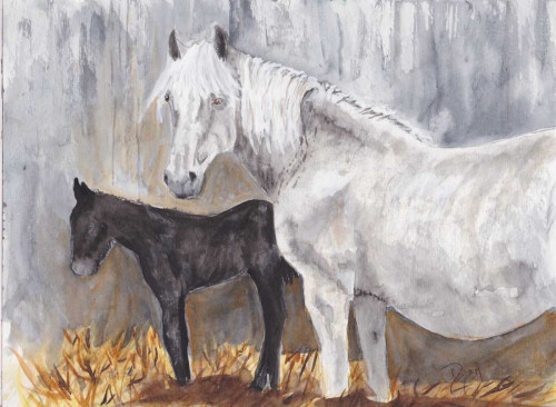 Tender Moment II Poster Print by Beverly Dyer # BDRC140B