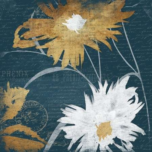 BLUE FLORAL SKETCH Poster Print by Jace Grey - Item # VARPDXJGZSQ002A