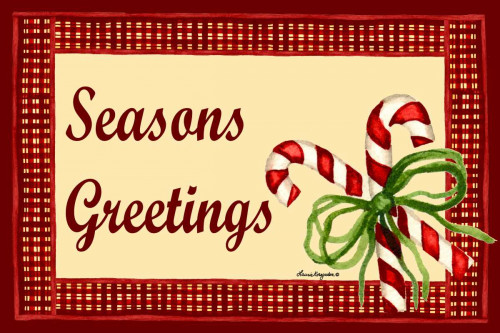 Seasons Greetings Poster Print by Laurie Korsgaden - Item # VARPDXLKRC3029