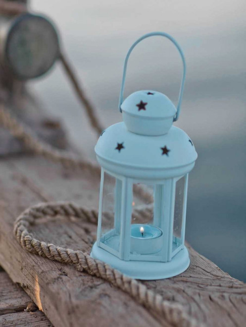 Blue Light of My Heart Poster Print by May May # MAD7RC002A