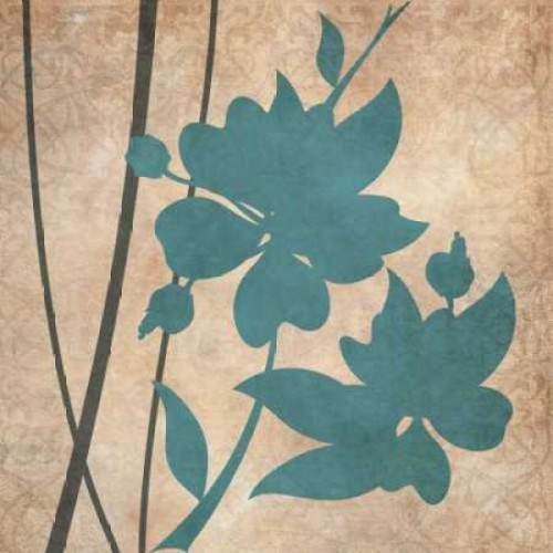 Blue and Gray Flowers I Poster Print by Kristin Emery - Item # VARPDXKESQ084B