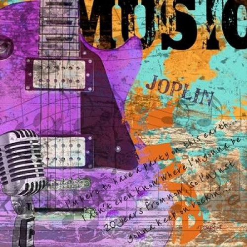 Rock Music 2 Poster Print by Diane Stimson - Item # VARPDXDSSQ220B
