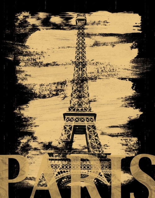 Paris Paint Black Poster Print by Lauren Gibbons - Item # VARPDXGLRC111A2