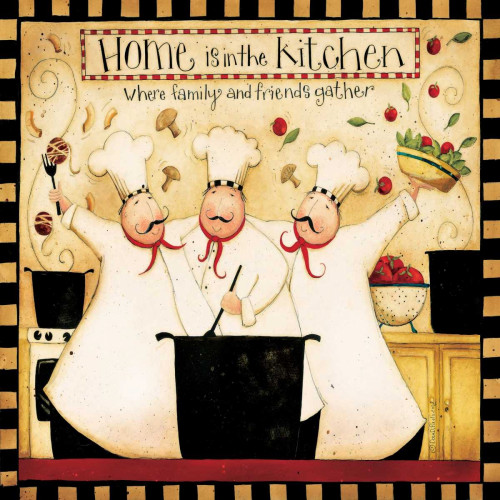 Home Is In The Kitchen Poster Print by Dan DiPaolo - Item # VARPDXDDPSQ327B