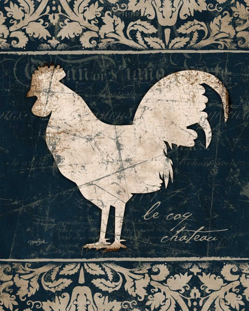 Navy Rooster 2 Poster Print by Diane Stimson - Item # VARPDXDSRC221B