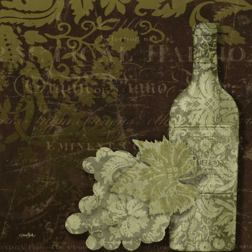 White Wine Damask Poster Print by Diane Stimson - Item # VARPDXDSSQ284A