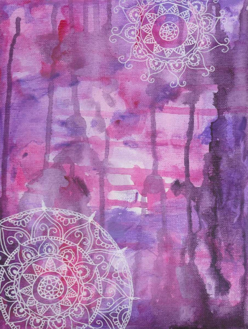 Purple Positive Vibes Poster Print by  Pam Varacek - Item # VARPDXPVRC060A2
