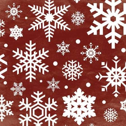 Red Snow Flakes Poster Print by  Jace Grey - Item # VARPDXJGSQ649A2