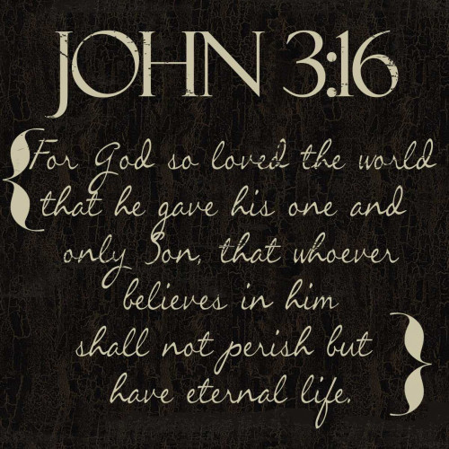 John 3-16 Poster Print by Taylor Greene - Item # VARPDXTGSQ086F