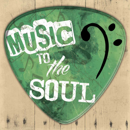 Music To The Soul Poster Print by Jace Grey # JGSQ179C Music To The Soul Poster Print by Jace Grey # JGSQ179C