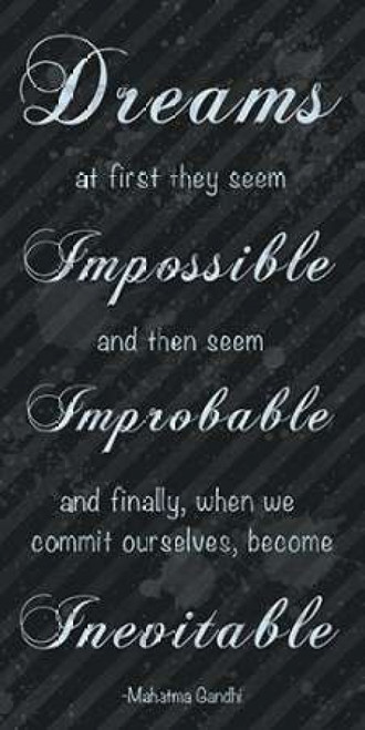 Blue Gandhi Poster Print by Lauren Gibbons - Item # VARPDXGLRC007C1