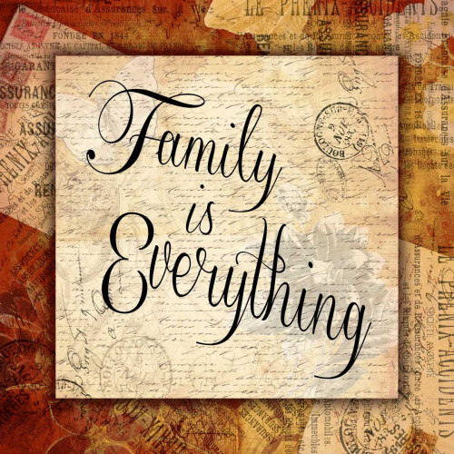 FAMILY IS EVERYTHING Poster Print by Jace Grey - Item # VARPDXJGSQ076B