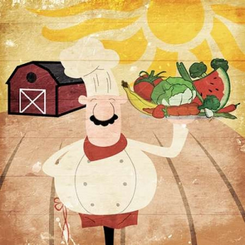 Farming Chef Poster Print by Jace Grey - Item # VARPDXJGSQ588A