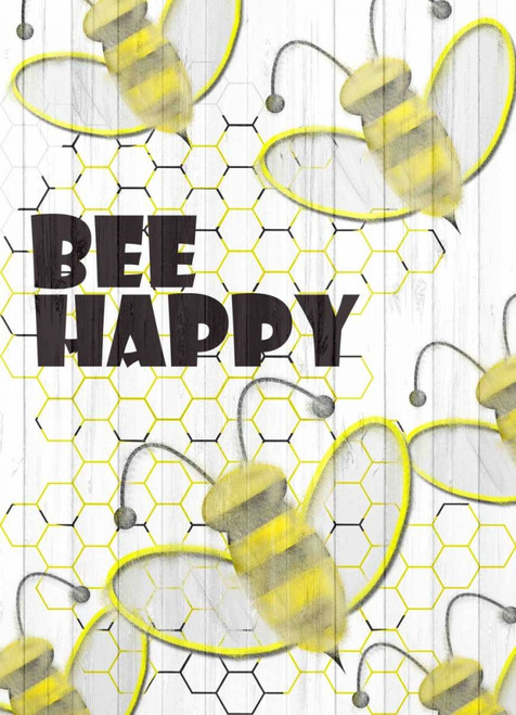 Bee Happy Poster Print by Kimberly Allen # KARC038A