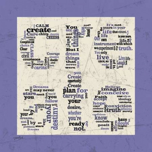 Create Purple Poster Print by Diane Stimson - Item # VARPDXDSSQ240J