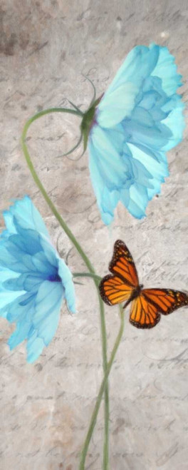 Blue Floral Panel B Poster Print by Taylor Greene - Item # VARPDXTGPL024B