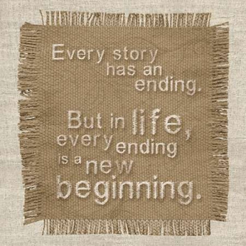 Burlap Beginning Poster Print by Lauren Gibbons - Item # VARPDXGLSQ038F