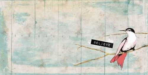 Believe bird Poster Print by Jace Grey - Item # VARPDXJGPL117B3