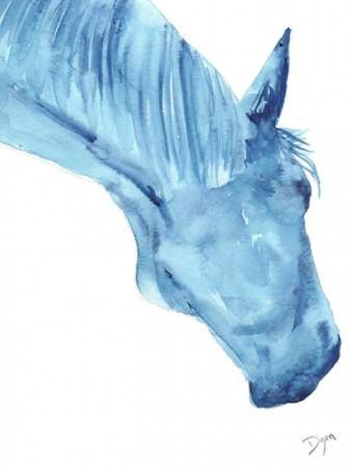 Blue Lacey Thick Poster Print by Beverly Dyer - Item # VARPDXBD5RC003A3