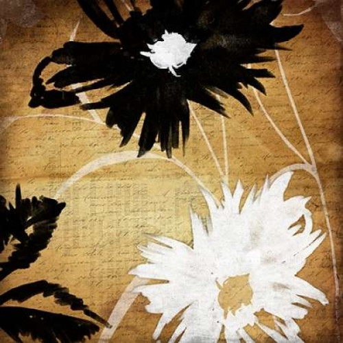 Gold Florals 2 Reverse Poster Print by Jace Grey - Item # VARPDXJGSQ167B2