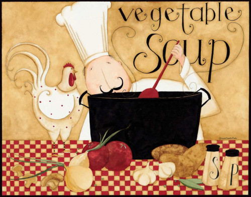 Soup Poster Print by Dan DiPaolo # DDPRC020
