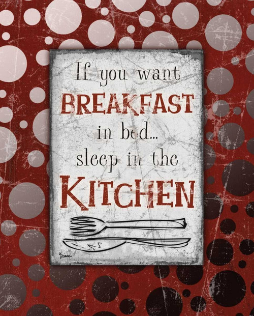 Breakfast Kitchen Gray Poster Print by Diane Stimson # DSRC224A1