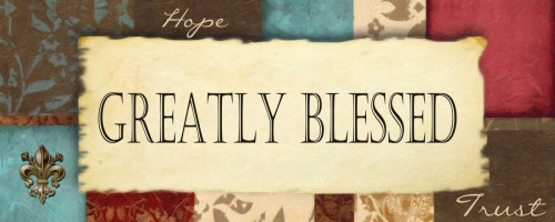 Greatly Blessed Poster Print by Taylor Greene - Item # VARPDXTGPL098C