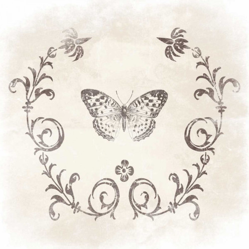 Stencil Butterfly Poster Print by Jace Grey - Item # VARPDXJGSQ207A